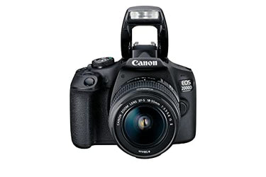 Canon EOS 2000D Spiegelreflexkamera - mit Objektiv EF-S 18-55 IS II (24,1 MP, DIGIC 4+, 7,5 cm (3.0 Zoll) LCD, Display, Full-HD, WIFI, APS-C CMOS-Sensor), schwarz im Sale